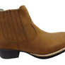 D Milton Orleans Mens Comfortable Leather Western Cowboy Chelsea Boots
