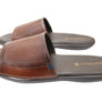 Savelli Pete Mens Comfortable Leather Slides Sandals Made In Brazil