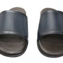 Savelli Pete Mens Comfortable Leather Slides Sandals Made In Brazil