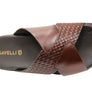 Savelli Henry Mens Comfortable Leather Slides Sandals Made In Brazil
