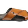 Savelli Banks Mens Comfortable Leather Slides Sandals Made In Brazil