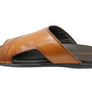 Savelli Banks Mens Comfortable Leather Slides Sandals Made In Brazil