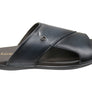 Savelli Banks Mens Comfortable Leather Slides Sandals Made In Brazil