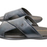 Savelli Banks Mens Comfortable Leather Slides Sandals Made In Brazil