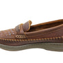 Slatters Glenelg Mens Comfort Leather Slip On Casual Shoes Moccasins