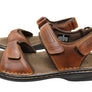 Slatters Tahiti Mens Comfortable Adjustable Leather Sandals