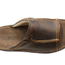 Slatters Tonga Mens Comfortable Leather Slides Sandals