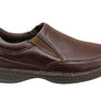 Slatters Accord Mens Wide Fit Slip On Leather Comfort Walking Shoes