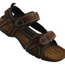 Slatters Broome II Mens Comfort Leather Sandals With Adjustable Straps