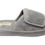 Dearfoams Mens Comfortable Collin Terry Adjustable Slide Slippers