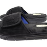 Dearfoams Mens Comfortable Collin Terry Adjustable Slide Slippers
