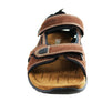 Slatters Broome II Mens Comfort Leather Sandals With Adjustable Straps