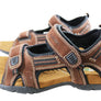 Slatters Broome II Mens Comfort Leather Sandals With Adjustable Straps