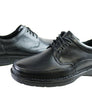 Slatters Award II Mens Leather Wide Comfortable Lace Up Walking Shoes