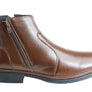 Savelli Aston Mens Comfortable Leather Dress Boots Made In Brazil