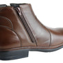 Savelli Aston Mens Comfortable Leather Dress Boots Made In Brazil