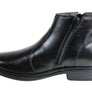 Savelli Aston Mens Comfortable Leather Dress Boots Made In Brazil