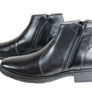 Savelli Aston Mens Comfortable Leather Dress Boots Made In Brazil