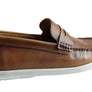 Savelli Nimble Mens Comfortable Cushioned Leather Casual Loafer Shoes
