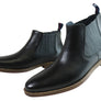 Savelli Legend Mens Comfort Leather Chelsea Dress Boots Made In Brazil