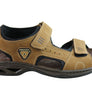 Pegada Thompson Mens Leather Comfort Cushioned Sandals Made In Brazil