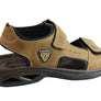 Pegada Thompson Mens Leather Comfort Cushioned Sandals Made In Brazil