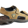 Pegada Thompson Mens Leather Comfort Cushioned Sandals Made In Brazil