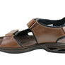 Pegada Thompson Mens Leather Comfort Cushioned Sandals Made In Brazil