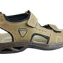 Pegada Thompson Mens Leather Comfort Cushioned Sandals Made In Brazil