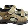 Pegada Thompson Mens Leather Comfort Cushioned Sandals Made In Brazil