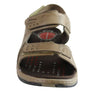 Pegada Jeff Mens Leather Comfortable Cushioned Sandals Made In Brazil
