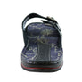 Pegada Lancester Mens Leather Comfortable Slide Sandals Made In Brazil