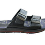 Pegada Lancester Mens Leather Comfortable Slide Sandals Made In Brazil