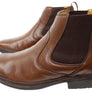 Savelli Liam Mens Comfort Leather Chelsea Dress Boots Made In Brazil
