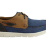 Ferricelli Anchor Men Cushioned Casual Comfort Leather Lace Up Shoes