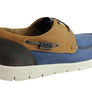 Ferricelli Anchor Men Cushioned Casual Comfort Leather Lace Up Shoes