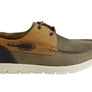 Ferricelli Anchor Men Cushioned Casual Comfort Leather Lace Up Shoes