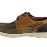 Ferricelli Anchor Men Cushioned Casual Comfort Leather Lace Up Shoes