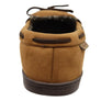 Dearfoams Mens Toby Microsuede Moccasin With Whipstitch & Tie Slippers