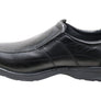 Slatters Lismore Mens Leather Extra Wide Fit Comfortable Slip On Shoes