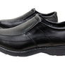 Slatters Lismore Mens Leather Extra Wide Fit Comfortable Slip On Shoes