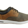 Ferricelli Burke Mens Leather Lace Up Casual Shoes Made In Brazil