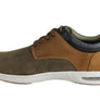 Ferricelli Burke Mens Leather Lace Up Casual Shoes Made In Brazil