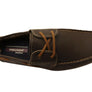 Pegada Lapel Mens Leather Comfortable Casual Boat Shoes Made In Brazil