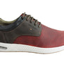Ferricelli Burke Mens Leather Lace Up Casual Shoes Made In Brazil
