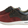 Ferricelli Burke Mens Leather Lace Up Casual Shoes Made In Brazil