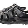 Savelli Kain Mens Leather Comfortable Cushioned Sandals Made In Brazil