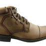 Ferricelli Ryan Mens Leather Lace Up Boots Made In Brazil
