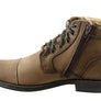 Ferricelli Ryan Mens Leather Lace Up Boots Made In Brazil