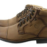 Ferricelli Ryan Mens Leather Lace Up Boots Made In Brazil